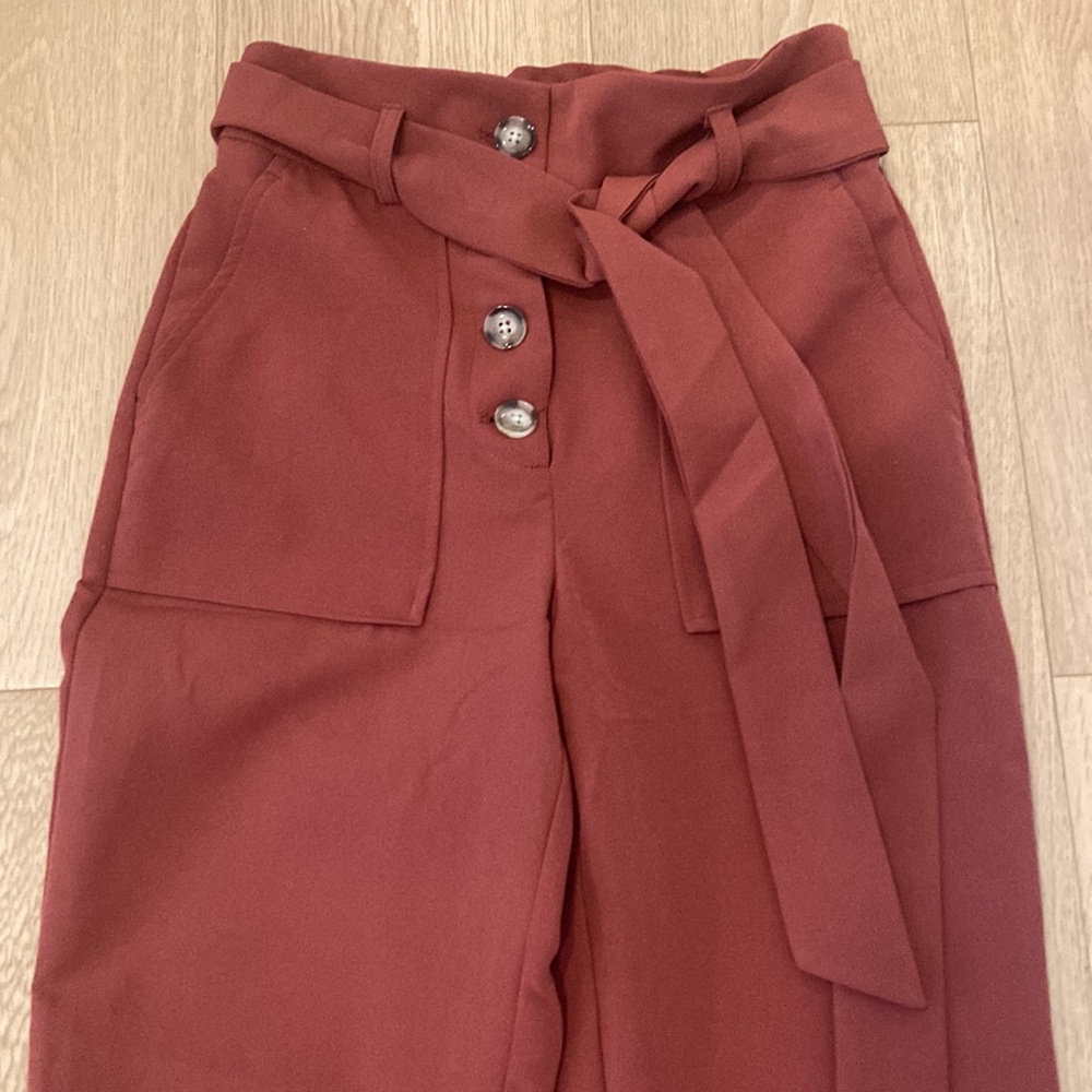 Dynamite Tie Paperbag Pants